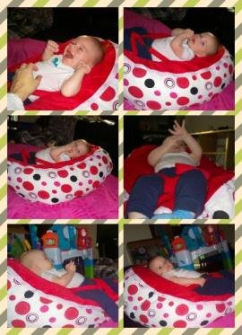 Conner in Baby Bean Bag